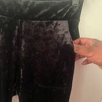 Torrid 0 Black Ankle Crush Velvet Leggings with Pockets Size Large 12 Photo 4