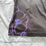 Adidas Polo Tank Top Womens Size XS Gray Purple Floral Golf Tennis Collared Photo 1