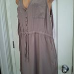 Maurice's  2X Women's Sleeveless Button-Down Dress- Taupe Photo 5