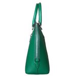 Green Leather Dome Shaped Katy Satchel 2553 & COACH Green Wristlet Photo 5