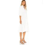 Amanda Uprichard  Saffron Midi Dress In White Photo 1