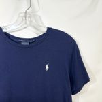 Ralph Lauren Sport Large T-Shirt Top Navy Blue Cotton Short Sleeve Preppy 1365 Photo 3