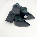 Sergio Rossi  Black Green Western Pointy Toe Ankle Booties, EU 36 Photo 9