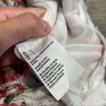 American Eagle Sz 2 White Floral Wide Leg Crop Jumpsuit Swiss Dot Boho Photo 14