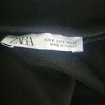 ZARA  Dress Black Fringe Hem Size S Photo 1