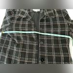 Vintage Bedford Fair plaid/striped Button Down Blazer Jacket Size 14‎ Black Photo 7