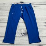 FIGS Pants Women XXL/P Livingston Scrub Royal Blue High Rise T21003P 28"L 2XLP Photo 0