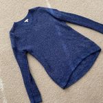 Gap Blue Oversized Chunky Knit Women's Soft Sweater Size XS Royal Blue EUC Photo 1