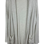 Soft Surroundings Womens Open Front Cardigan Size XL Soft Comfort Cozy Neutral Photo 0