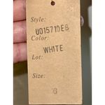 NWT Mandalay White Silk Navy Blue Beaded Sequin Mini Evening Dress Womens Size 6 Photo 11