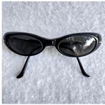 Vintage KATA Cat Eye Sunglasses Frames Black Silver Eyewear Photo 1