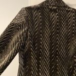 Giancarlo Ferrari faux fur black and gray
jacket. Zipper front. Preowned Size 4 Photo 4