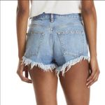 Free People Barcelona Nights Grommet Distressed Denim Shorts Size 28 Photo 4