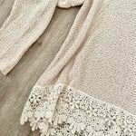 Nordstrom Bobeau Lace Trim Pullover Sweater Size M Photo 5