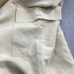 Nine & Co. Linen Blend Straight Leg  Lined Cargo Pants Womens 24W Beige‎ Photo 4