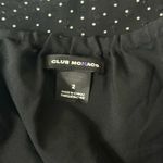 Club Monaco  Jowdie Classic Black Sheer Sleeves Polka Dot Wrap Dress Size 2 Photo 6