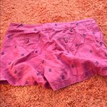 British Khaki  Coral Anchor Print Women Shorts Photo 3