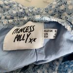 Princess Polly  Grasby Mini Dress Blue Floral Back Cutout Cottagecore Milkmaid 4 Photo 10