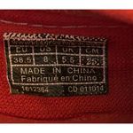 Keen  Mercer Ballerina CNX Ballet Womens Suede Flat Slip On Red Size US 8 EU 38.5 Photo 7