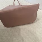 Furla Pink Leather Tote Bag Structured Medium Shopper Photo 5