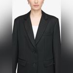 ANINE BING Classic Wool Blazer in Black S Photo 3