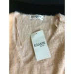 Atlantis Babys Sweater Small Peach Fuzzy V Neck Long Sleeve Pullover size S Pink Photo 2