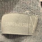 Zadig & Voltaire CASHMERE LIGHT BLUE LONG SLEEVE ROUND CREW NECK SWEATER XS Photo 4