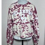 OU Oklahoma Sweatshirt Adult M Maroon Logo University Tie Dye Warm Size M Photo 0