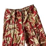 August Silk Hawaiian Print Casual Pants Photo 1