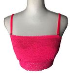 Victoria's Secret Victoria’s Secret Neon Pink Lace Bralette Photo 0