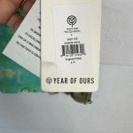 Year of Ours Rainbow Tie Dye Smiley Face Graphic Tee Cropped Baby Top L Yellow Size undefined Photo 9