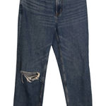 Abercrombie & Fitch The Mom High Rise Straight Mid Distressed Jeans 26 Short Photo 0
