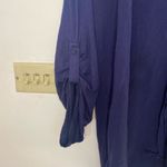Pleione  navy blue long sleeve top size medium Photo 5