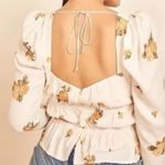 Reformation  Plath Floral Cottagecore Milk Maid Blouse Constance size Xs Photo 1