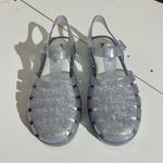 Melissa  Possession Silver Glitter Jelly Sandal Size 7 Photo 2