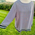 Violet+Claire Women's  Multicolor Diamond Patterned Top Photo 4