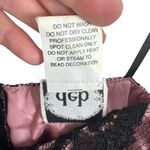 DEB Y2K Vintage Black Pink Lace Bustier Ruffled Tulle Skirt Mini Dress Sz 13 14 Photo 8