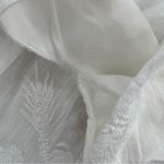 Sundance Cottagecore Southwestern Prairie Aline Shift Dress Western Boho S White Photo 9