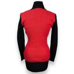 Gap Vintage Fitted Ribbed Quarter Zip Pull Over Sweater Womens Large Photo 1