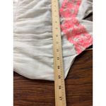 Dainty Hooligan Boho Chic Halter Maxi Dress Coral Ivory Crochet Lace Womens M Photo 8