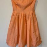 J.Crew Marlie Classic Faille Strapless Mini Dress Sweetheart Neckline Peach Photo 3