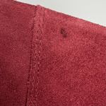 Ecco  Shape 55 Western Ankle Boots Hydromax Side Zip Red Suede Block Heel Size 40 Photo 12