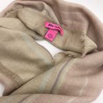 Betsey Johnson  Pastel Plaid Lace Trim Blanket Scarf Photo 6