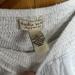 Studio West  Apparel Woman's Large Midi Skirt White Boho Whimsical Hippie Cotton Photo 2