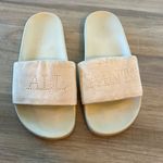 All Saints Karli Suede Slides Sz 38 Photo 0