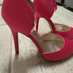 Pink Pointed Toe Satin Pumps Size 7.5 Photo 6