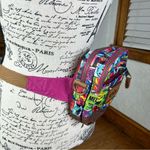 Kipling | Patchwork Travel Stamped Crossbody Convertible Multicolored Belt Bag Photo 7