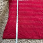 St. John  Red Graphic Print T-Shirt Size L Photo 5