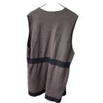 Ethyl Size XXXL long open vest Brown Photo 1