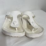 Birkenstock White Gizeh Eva Thong Sandals Size 5 Photo 3